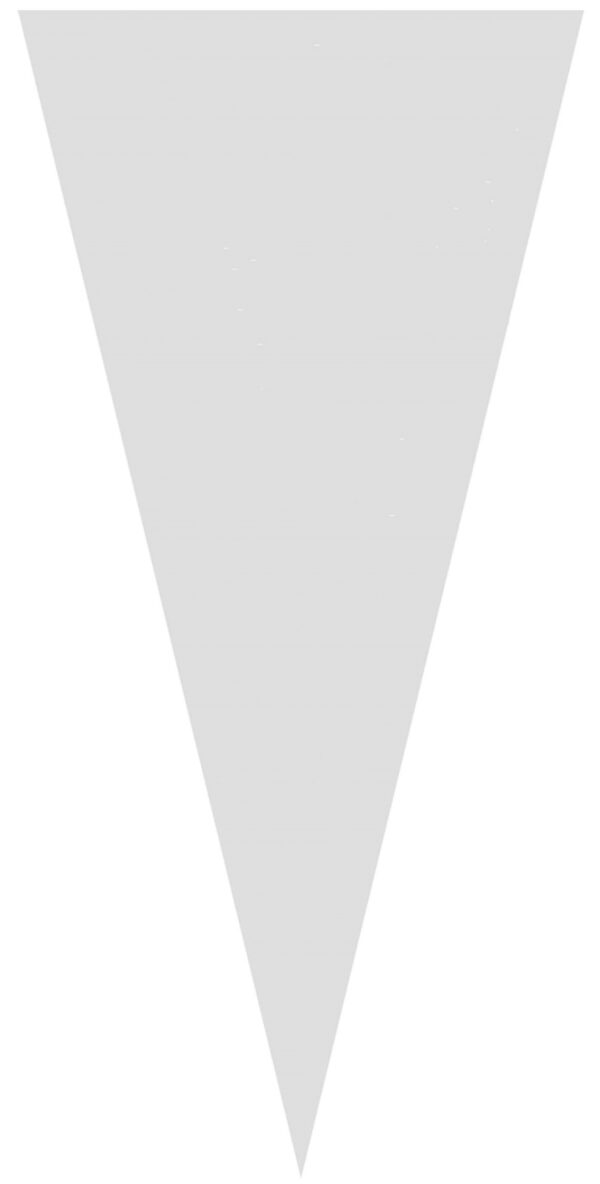 BOLSA CONO CRISTAL 30X60 100U