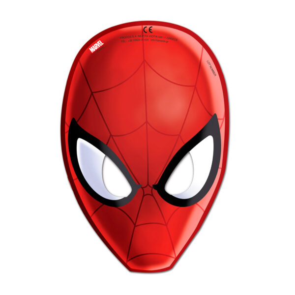 PACK 6 CARETAS SPIDERMAN
