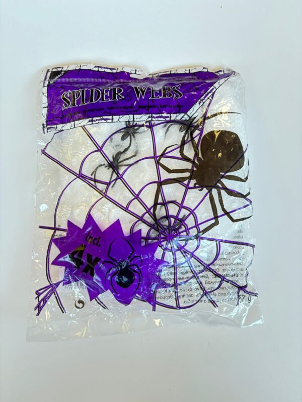 TELA DE ARAÑA +4 ARAÑAS