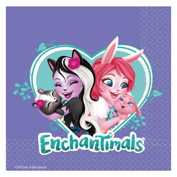 SERVILLETAS ENCHANTIMALS 16U