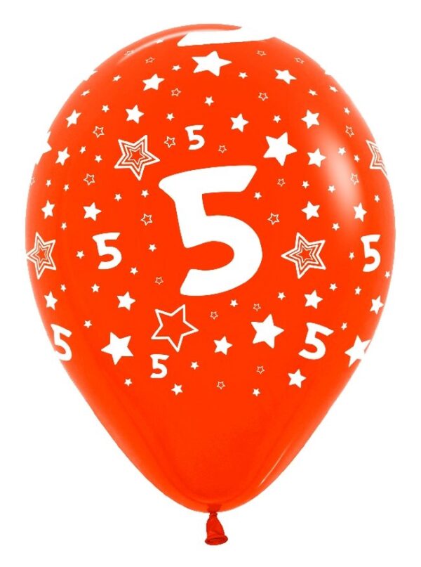GLOBO LATEX Nº5 30CM 12U