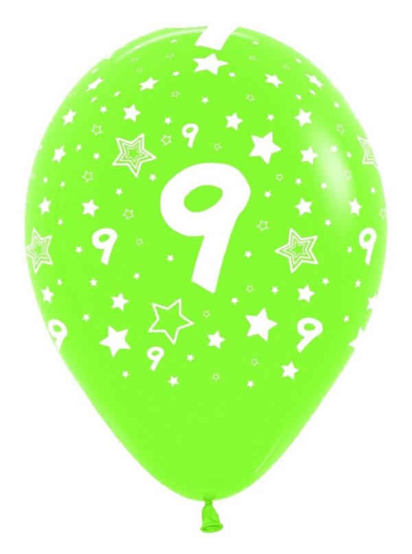 GLOBO LATEX Nº9 30CM 12U