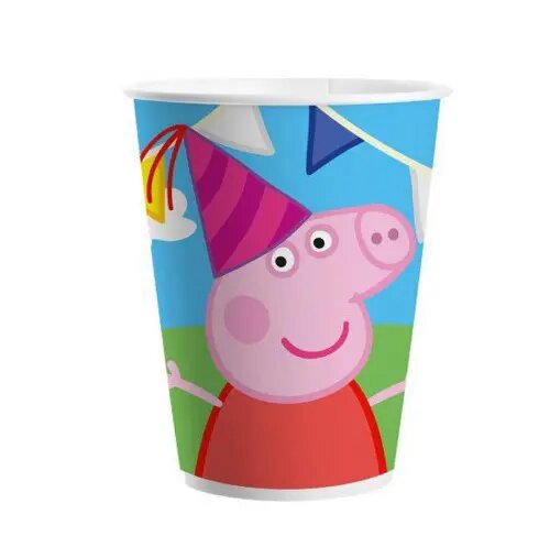 VASOS PEPPA PIG 8U