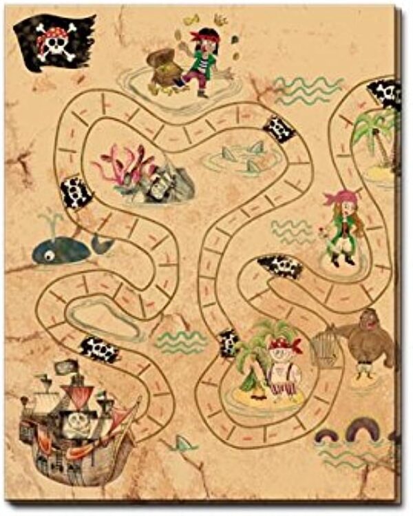 MANTEL PLASTICO PIRATAS 1,20x1,80