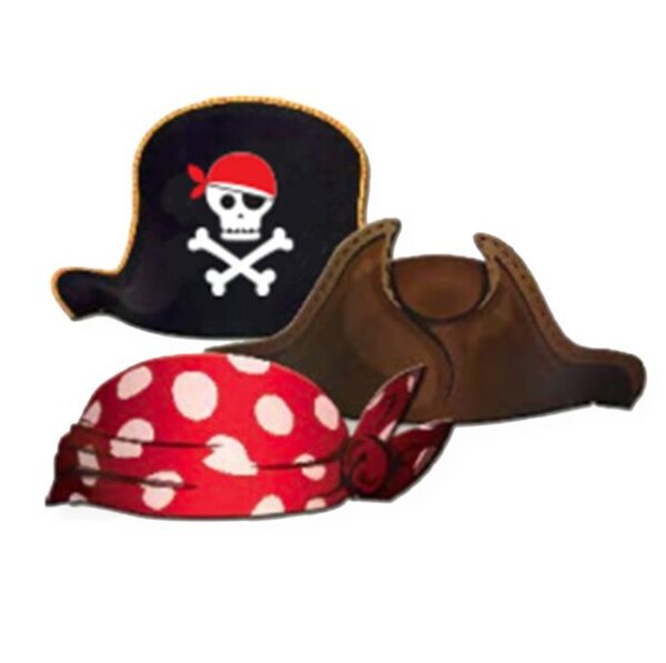 SOMBREROS PIRATAS SURTIDOS