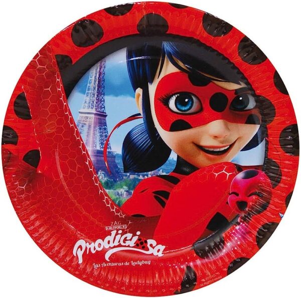 PLATOS LADYBUGS 23CM 8U