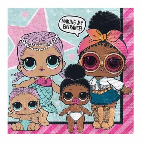 SERVILLETAS LOL SURPRISE 16U