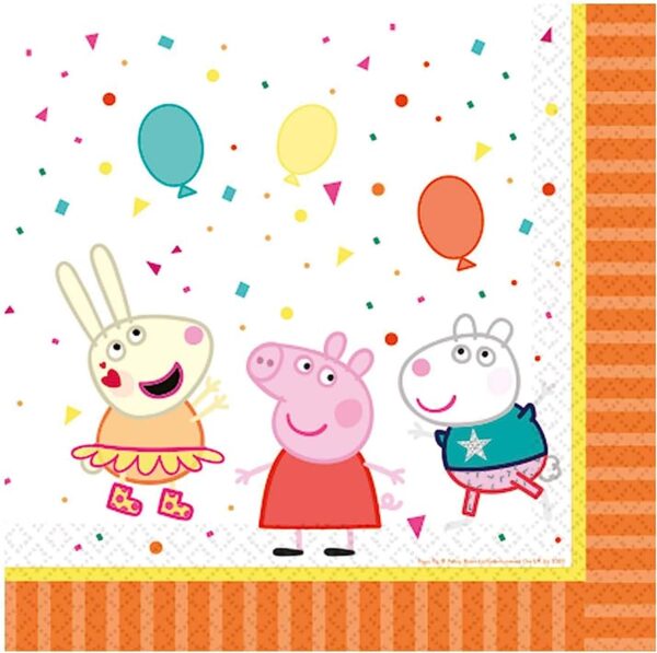 SERVILLETAS PEPPA PIG PARTY  16U