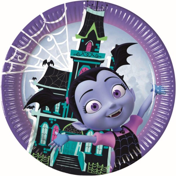 PLATOS VAMPIRINA 23CM 8U