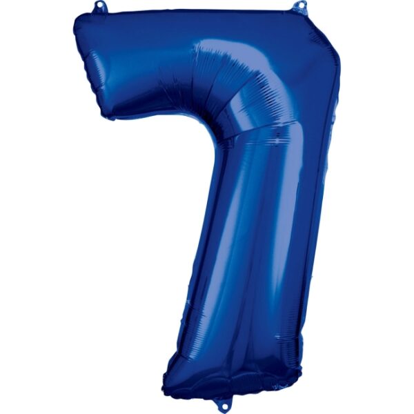 NUMERO 7 AZUL 86CM