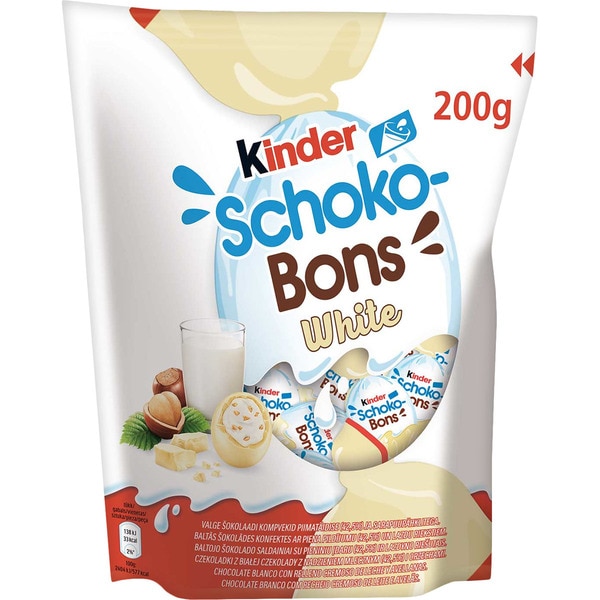 KINDER SCHOKOBONS WHITE 200GR