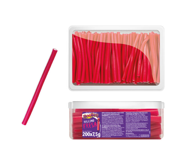 RELLENITO FRESA 200U BOOLIES.