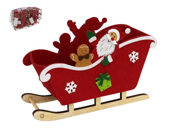 TRINEO SANTA 22X14 CM