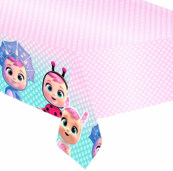 MANTEL PLASTICO BEBES LLORONES 1,20x1,80