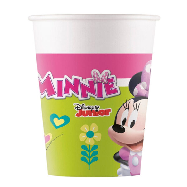VASOS MINNIE ROSAS 8U