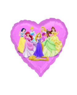 PRINCESAS CORAZON GLOBO 45CM