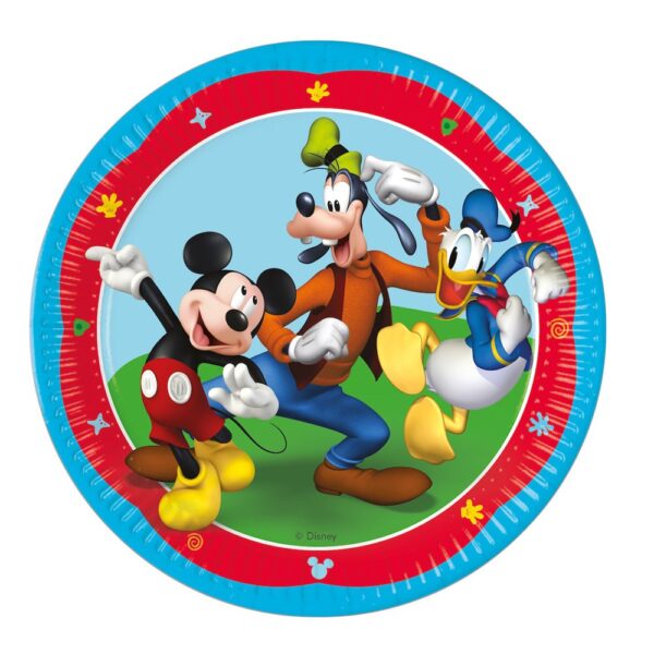 PLATOS MICKEY MOUSE 23CM 8U