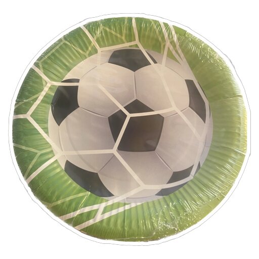 PLATOS FÚTBOL 23CM 8U