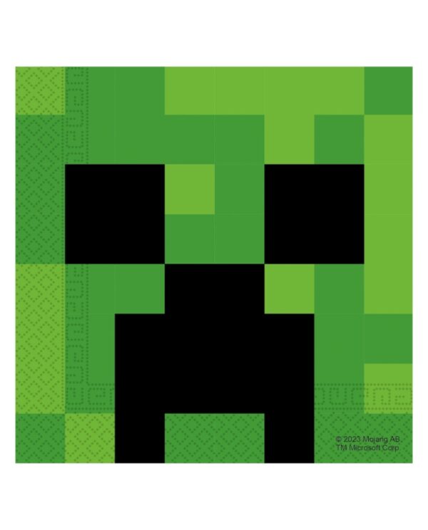 SERVILLETAS MINECRAFT 20U
