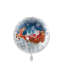 PAPA NOEL GLOBO 43CM