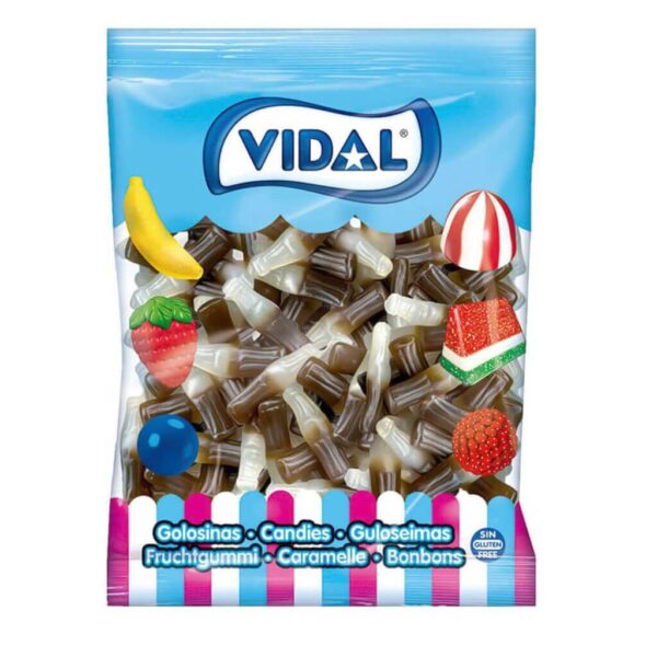 BOTELLAS COLA JELLY 1KG VIDAL.