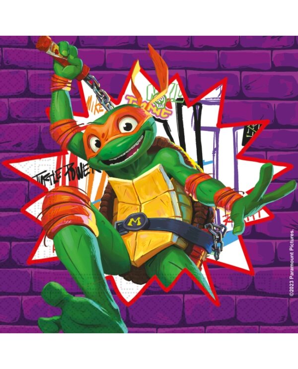 SERVILLETAS TORTUGAS NINJA 20U
