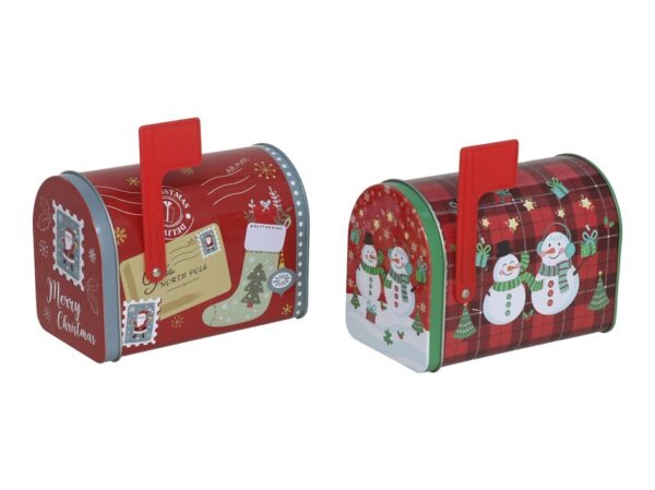 CAJA HOJALATA 13X10 BUZON ROJO