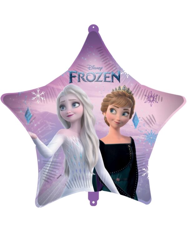 GLOBO FOIL FROZEN 2 ESTRELLA INCLUYE CINTA Y PESO