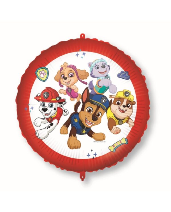 GLOBO FOIL PATRULLA CANINA CINTA Y PESO