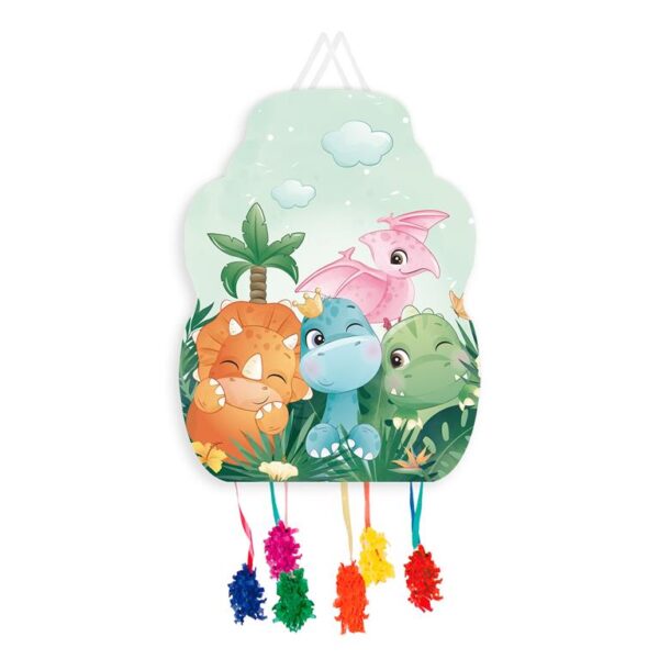 PIÑATA MEDIANA DINOSAURIOS CUTE 45CM